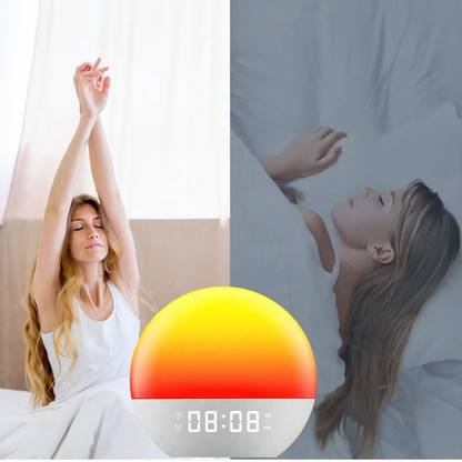 LED-Wecklicht mit Sonnenaufgangssimulation und Weißem Rauschen