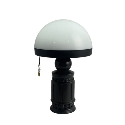 Vintage Säulenlampe mit Reliefmuster