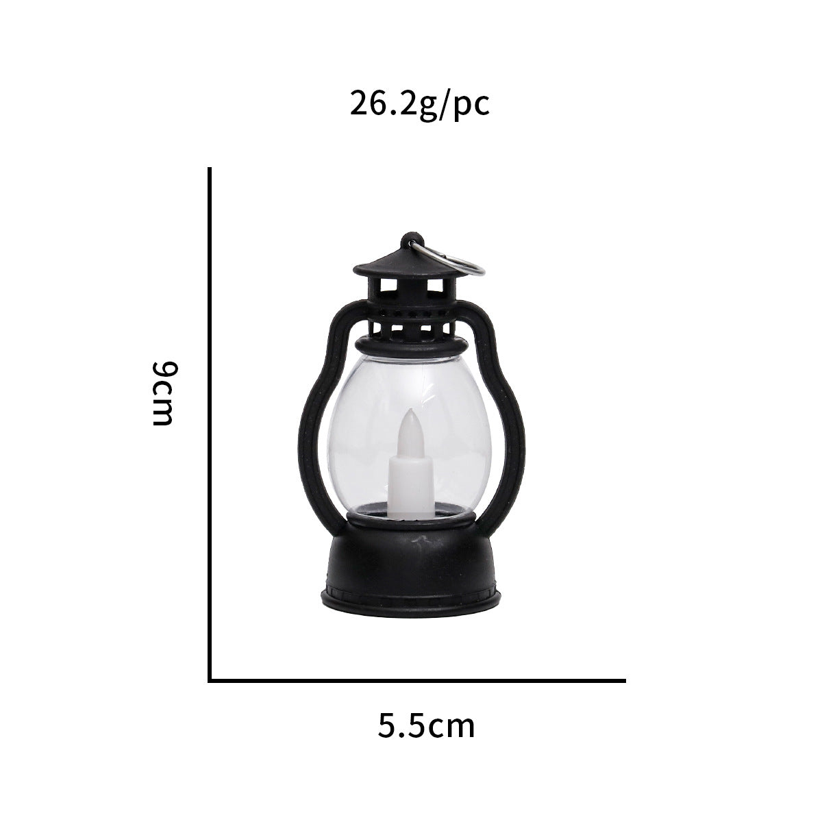 Dekorative LED-Laterne im Vintage-Stil