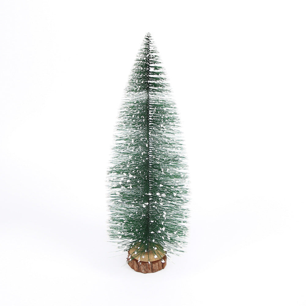 Mini-Weihnachtsbaum aus PVC, beschneit, verschiedene Größen