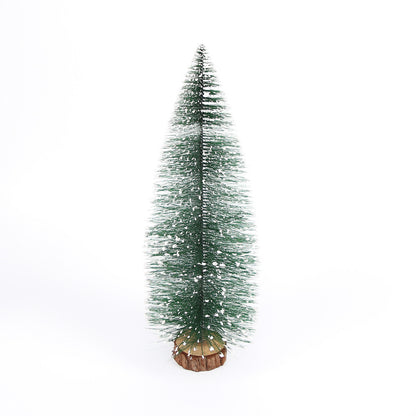 Mini-Weihnachtsbaum aus PVC, beschneit, verschiedene Größen