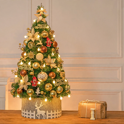 Mini-Weihnachtsbaum-Set, 60 cm, PVC, Tischdekoration