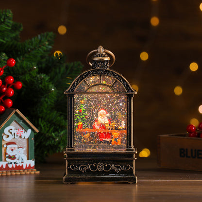 Dekorative Weihnachts-Fensterleuchte mit Musik und Licht