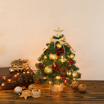 Mini-Weihnachtsbaum, 45 cm, mit Beleuchtung