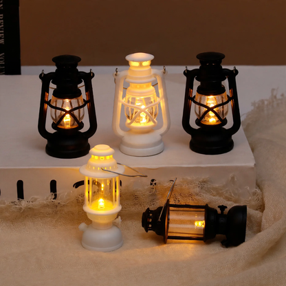 Dekorative LED-Laterne im Vintage-Stil