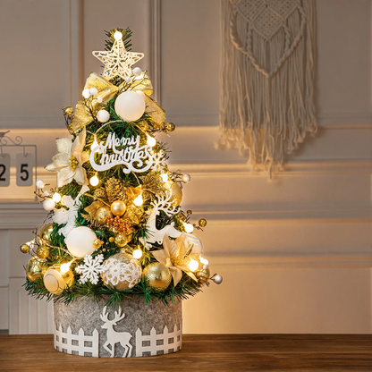 Mini-Weihnachtsbaum-Set, 60 cm, PVC, Tischdekoration