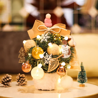 Mini-Weihnachtsbaum-Set für den Tisch, 60 cm