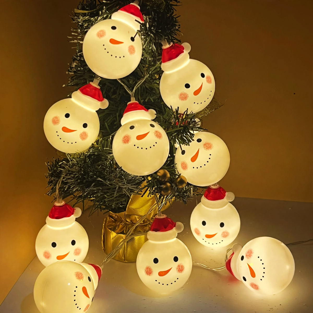 LED-Weihnachts-Lichterkette mit Fernbedienung