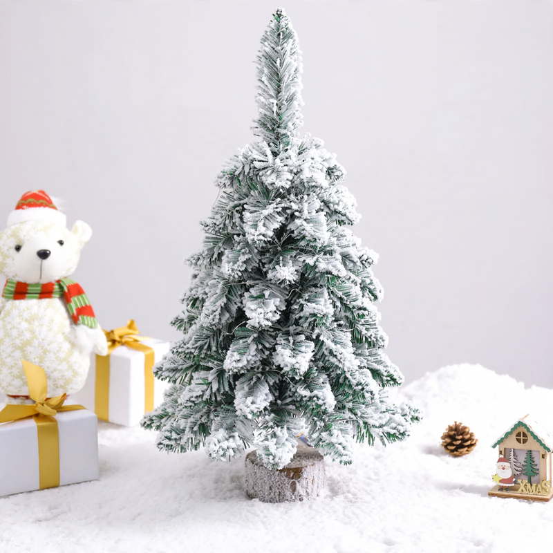 Mini-Weihnachtsbaum mit beflockten Zweigen, 45-75 cm