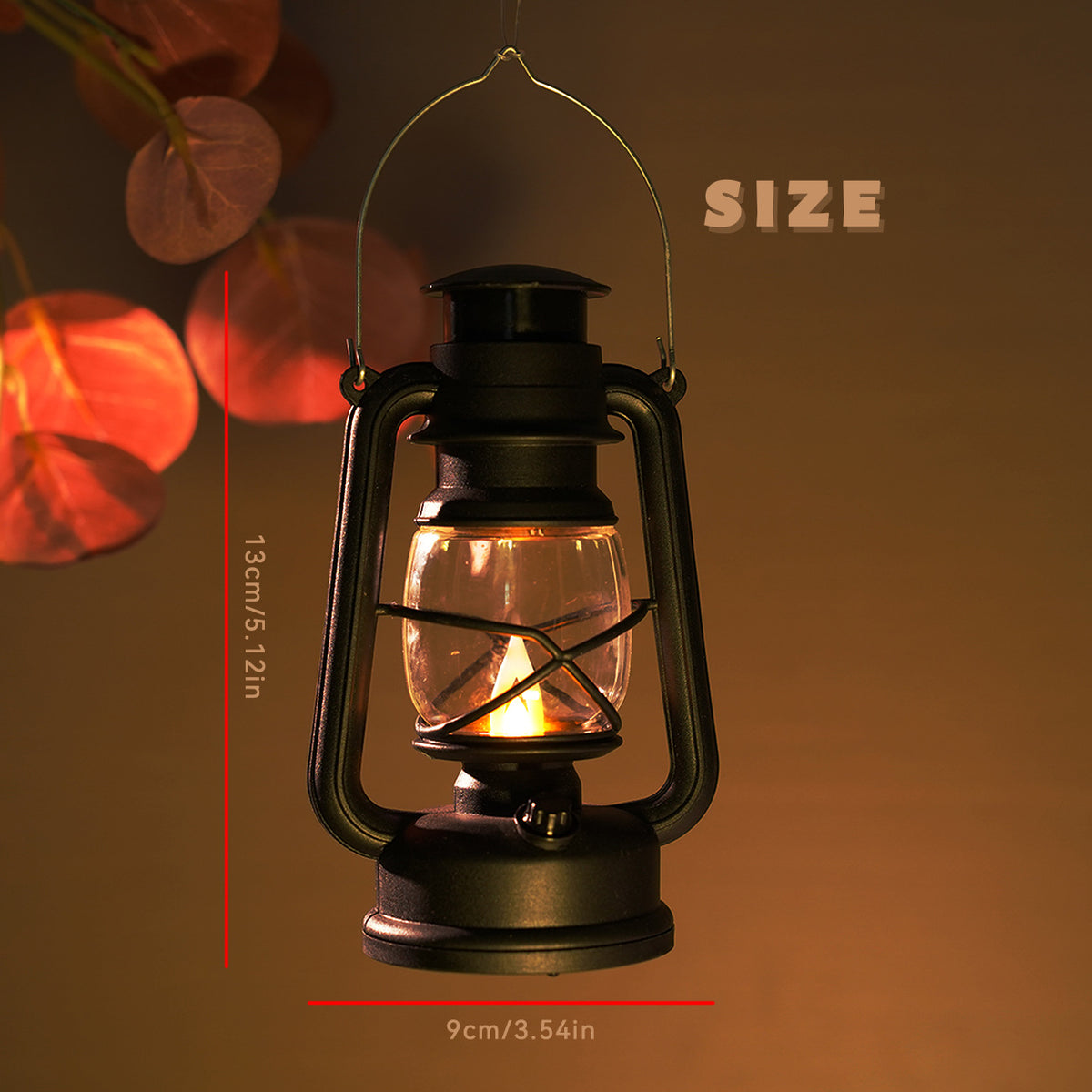 LED-Laterne im Retro-Stil