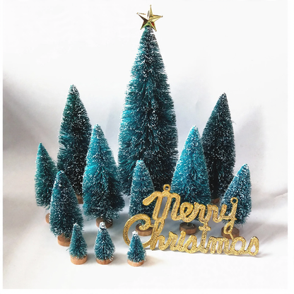 Mini-Weihnachtsbaum aus Sisal zur Dekoration