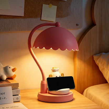 Elefanten-Tischlampe mit Wolken-Design, höhenverstellbar