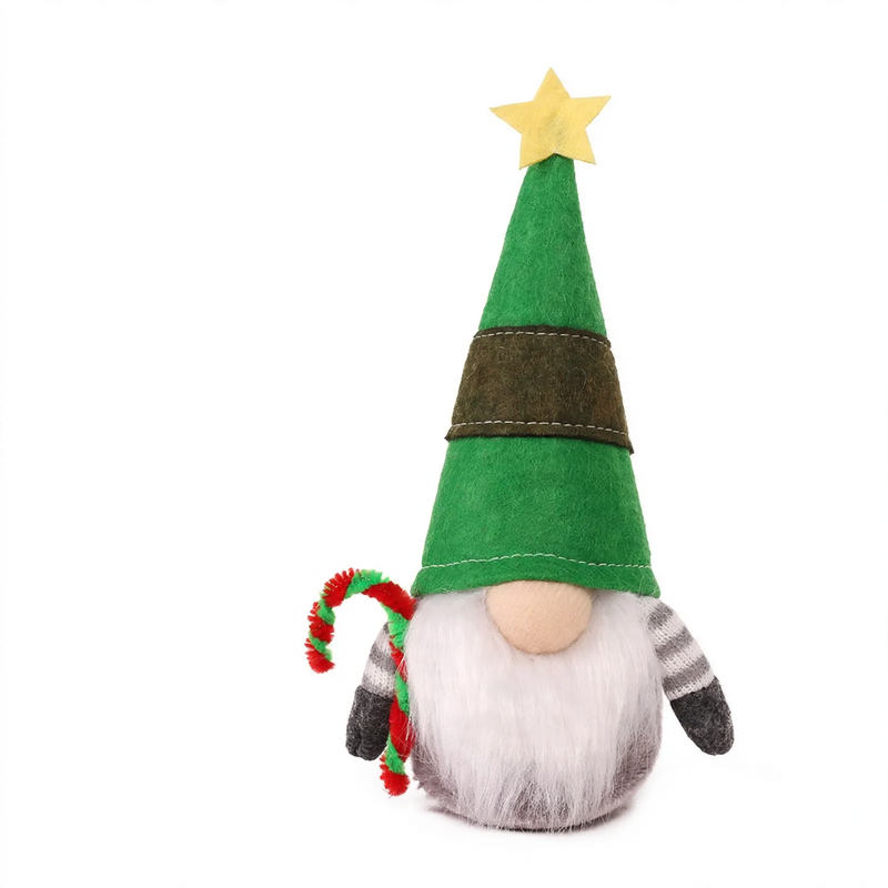 Weihnachts-Wichtelfigur mit Stern und Geweih, 18x7 cm
