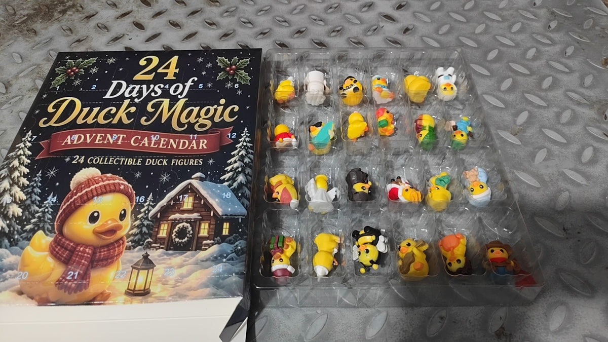 Dekorative Tier-Adventskalender-Box, Kunststoff