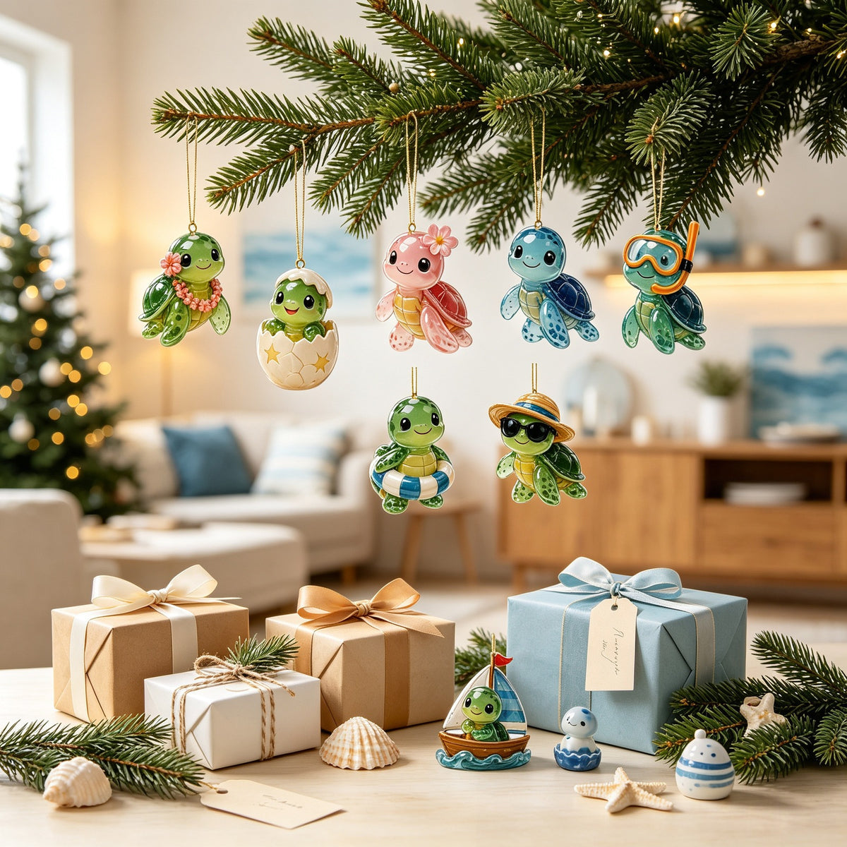 Ozean-Themen Adventskalender aus Acryl