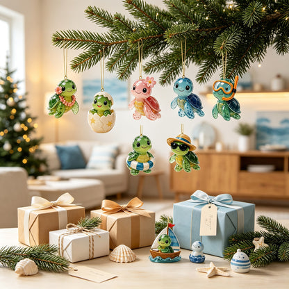 Ozean-Themen Adventskalender aus Acryl