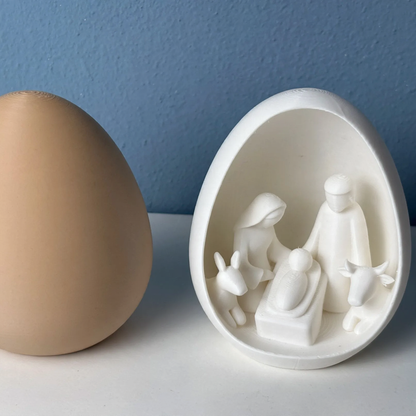 Dekorative Krippenfigur aus PLA im 3D-Druck
