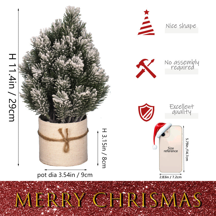Mini-Weihnachtsbaum aus PE für Tischdekoration