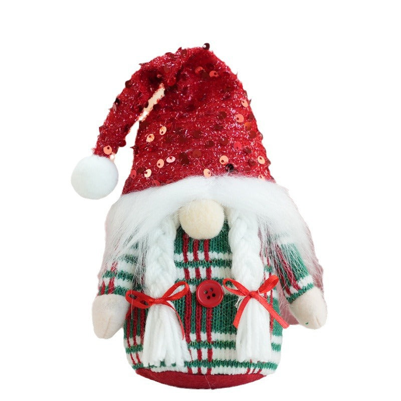 Weihnachts-Wichtel Dekofigur, Vliesstoff