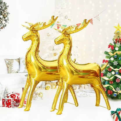 3D-Weihnachtsdekoration aus Aluminiumfolie