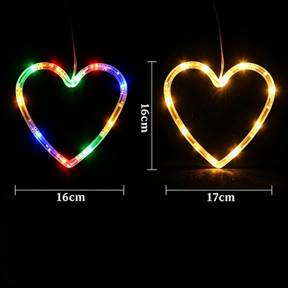 LED-Fenster-Deko-Licht mit Saugnapf