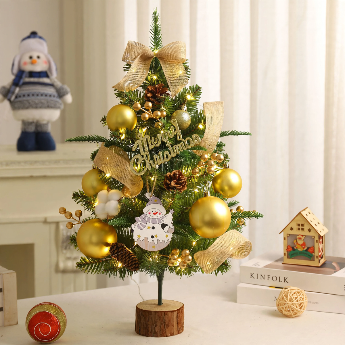 Mini-Weihnachtsbaum aus PE, 45 oder 60 cm