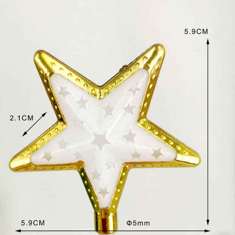Dekorative LED-Lichterketten-Aufsätze für den Weihnachtsbaum