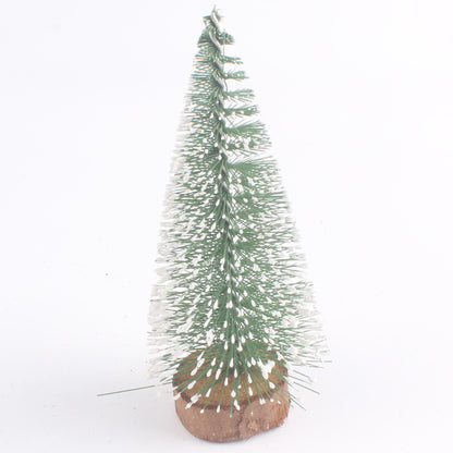 Mini-Weihnachtsbaum aus Kiefernnadeln mit Kunstschnee, 40 cm