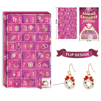 Weihnachts-Adventskalender Schmuck-Überraschungsbox