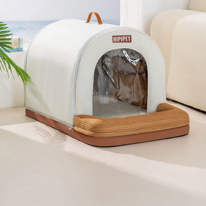Kühl-Iglu für Haustiere, Polyester, mit Eisbeutel-Option