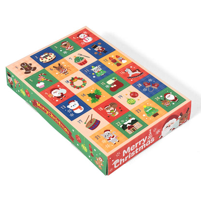 Leere 24-Fächer-Weihnachtsbox für Adventskalender