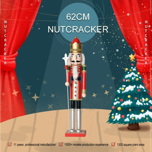 Großer Nussknacker-Soldat, 62 cm, Holz