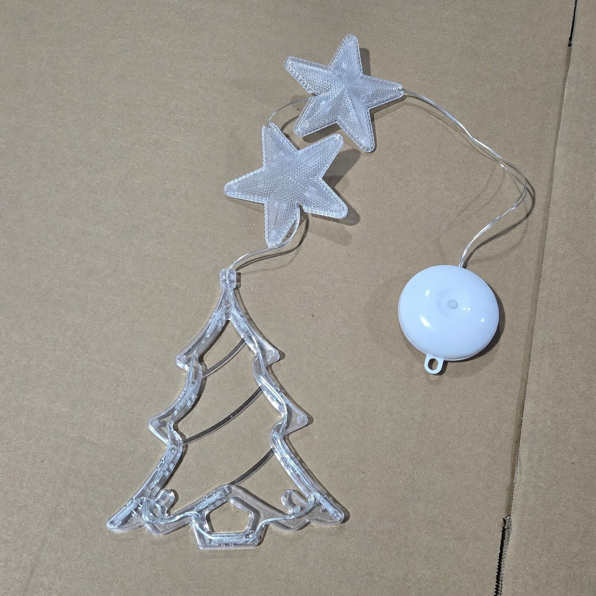 LED-Fensterdekorationsleuchte mit Saugnapf