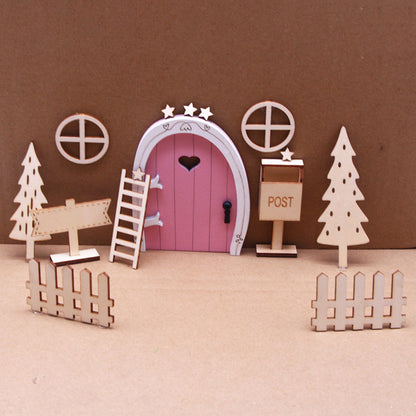 Miniatur-Feentür-Set für Puppenhäuser