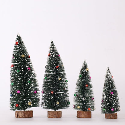 Mini-Weihnachtsbaum mit Schnee-Optik