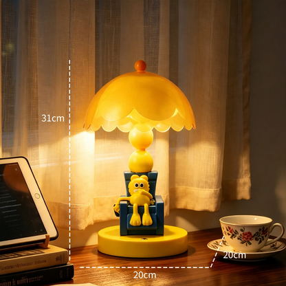 Garfield-Tischlampe mit Touchsteuerung