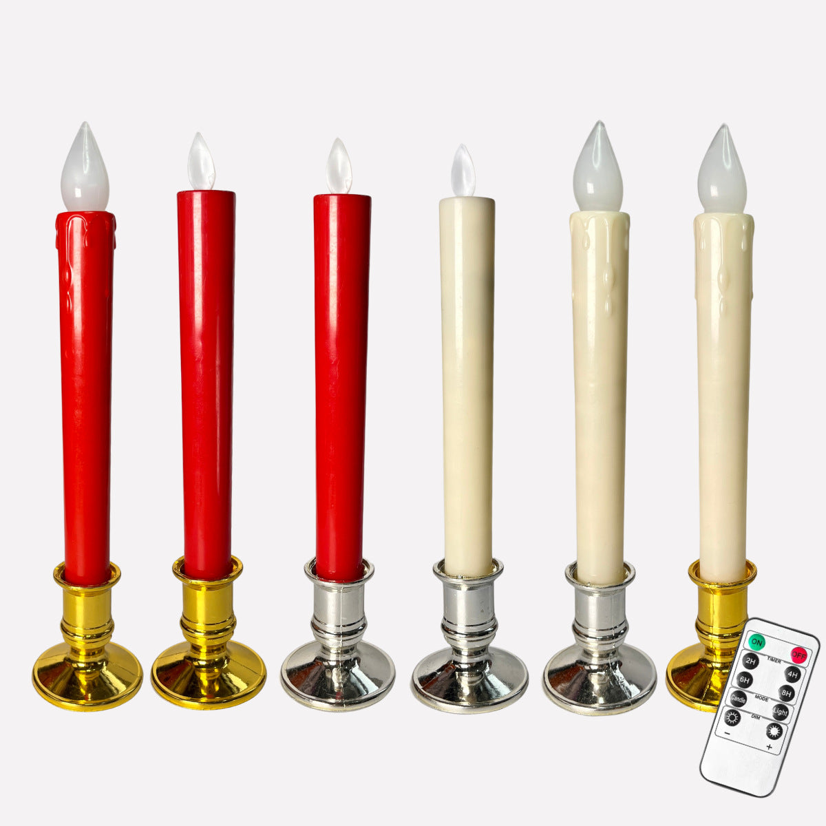 LED-Stabkerze mit Flammeneffekt