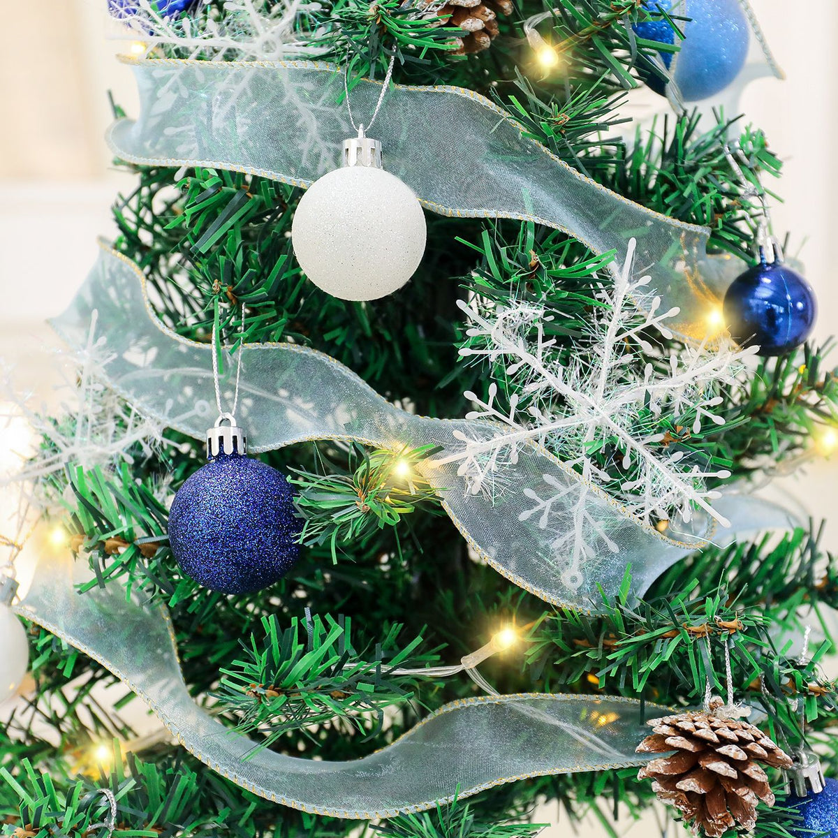 Künstlicher Mini-Weihnachtsbaum, Tischdeko, 45/60 cm