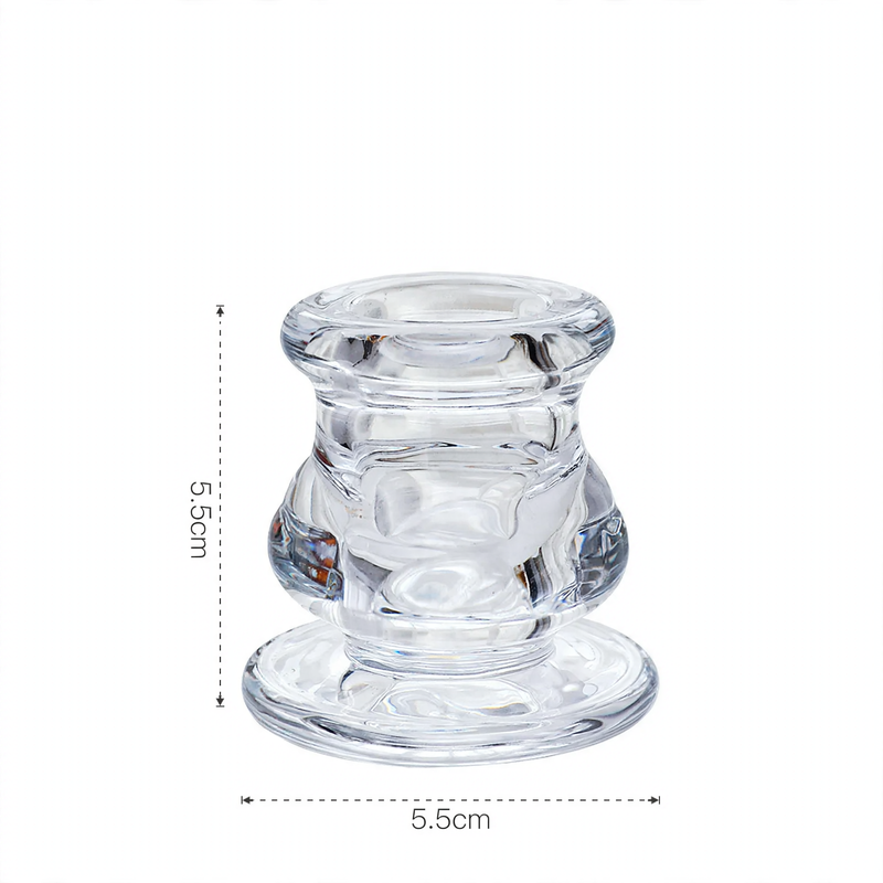 Glas-Kerzenhalter im europäischen Stil