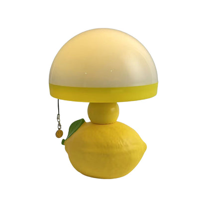Tischlampe Zitrone, modern, mit Zugschnur