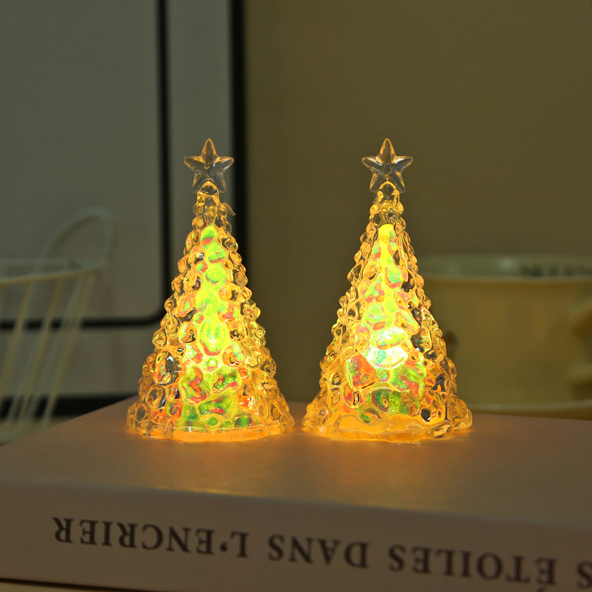 LED-Nachtlicht in Stern-Weihnachtsbaum-Form