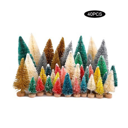 Mini-Weihnachtsbaum aus Sisal zur Dekoration
