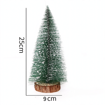Miniatur-Weihnachtsbaum mit Schnee-Optik
