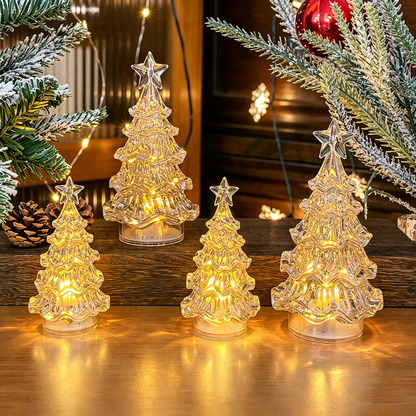 LED-Weihnachtsbaum-Nachtlicht mit Stern