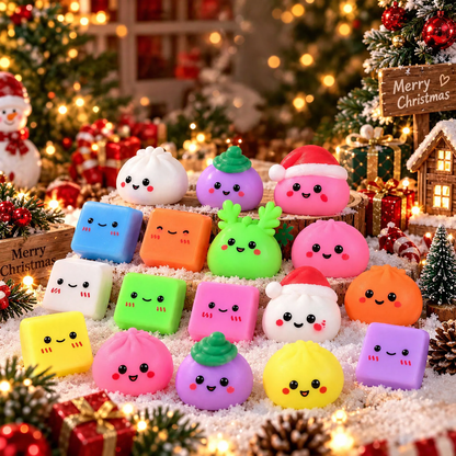 Adventskalender mit Spielzeug-Überraschungen, 24 Tage