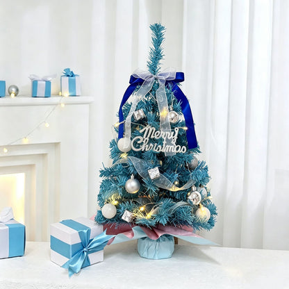 Miniatur-Weihnachtsbaum-Set mit Beleuchtung