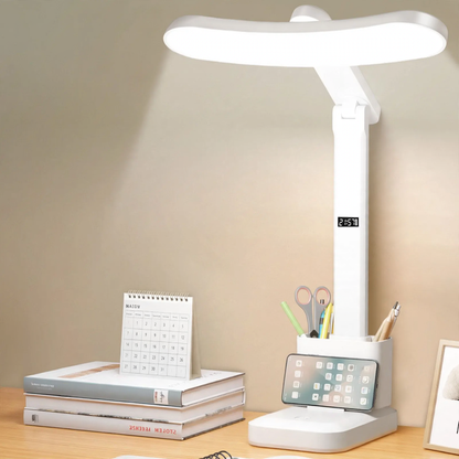 LED-Schreibtischlampe mit Vollspektrumlicht und Klappdesign
