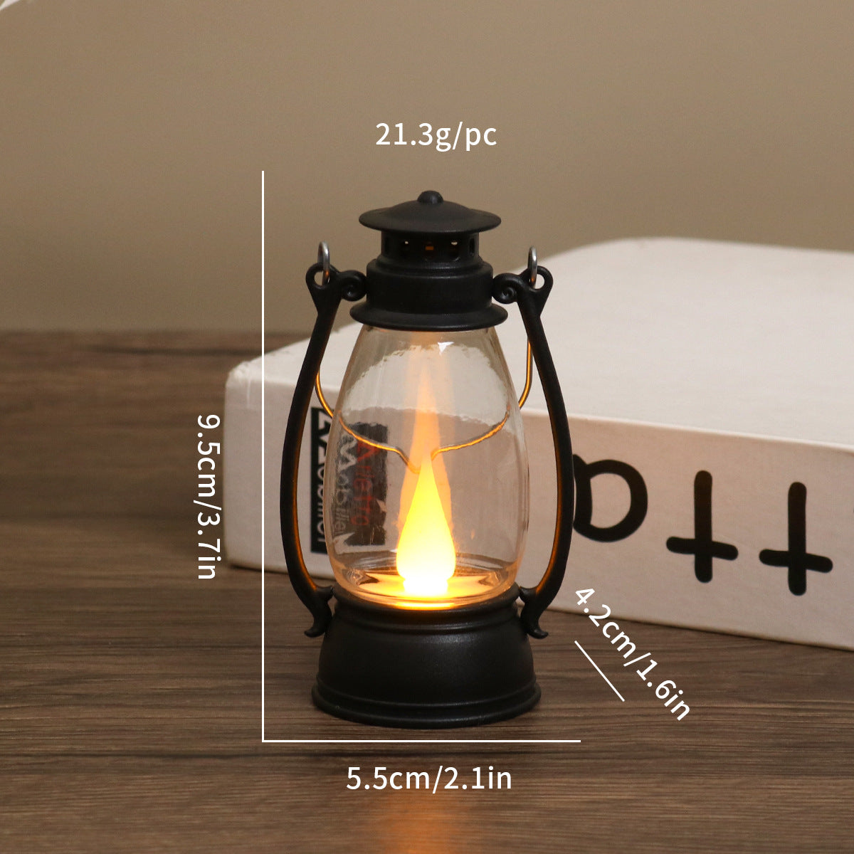 Mini-LED-Laterne im Vintage-Stil