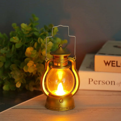 Dekorative LED-Laterne im Retro-Stil