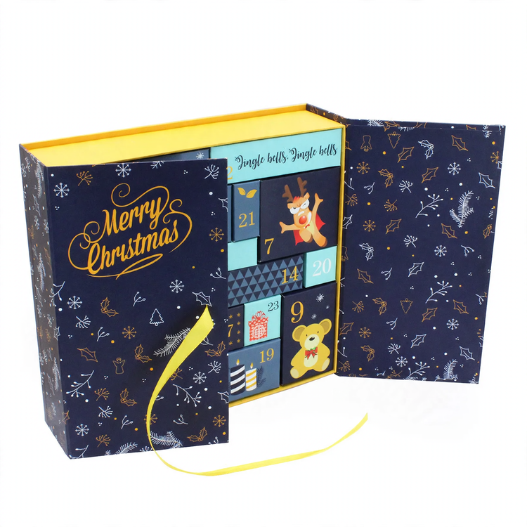 Weihnachts-Adventskalender Geschenkbox